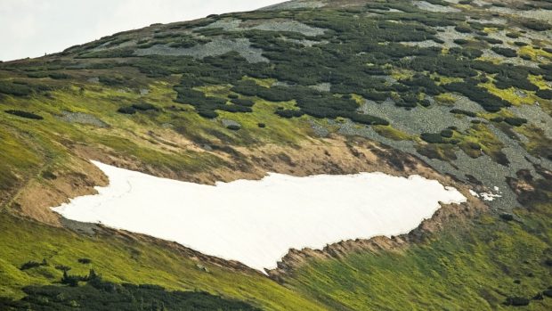 Krkonoše, mapa republiky
