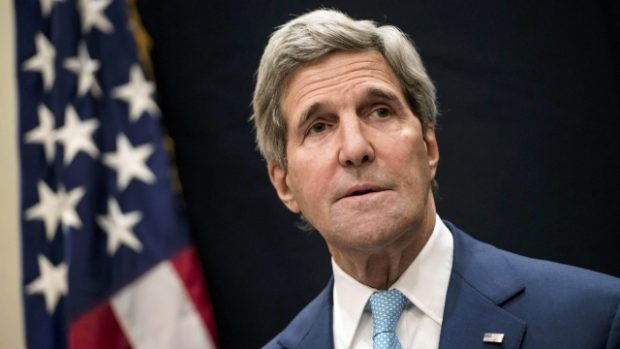 Americký ministr zahraničí John Kerry během návštěvy v Egyptě