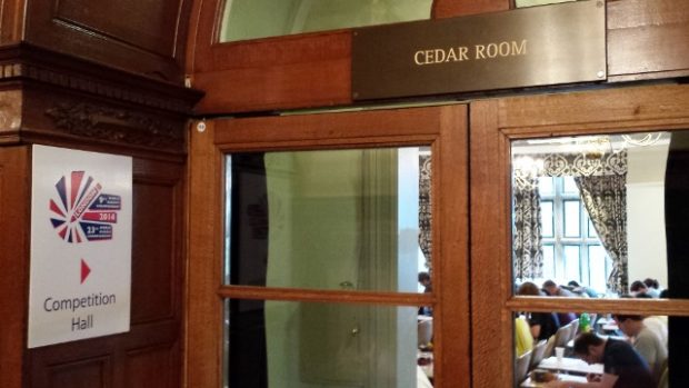 Mistrovství světa v sudoku a logických hádankách v Londýně: Park Hotel Seldon, dějiště mistrovství