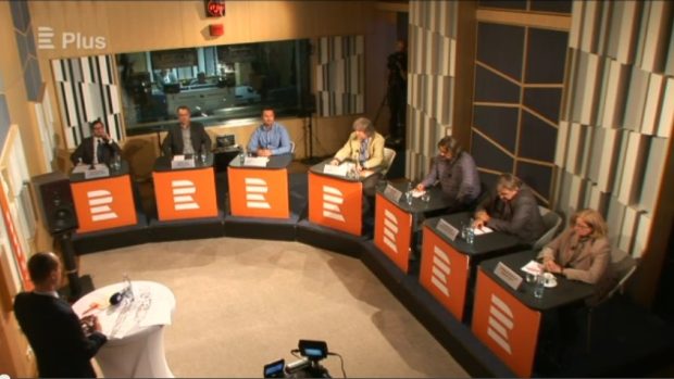 První předvolební debata ČRo Plus s kandidáty do pražského zastupitelstva v roce 2014