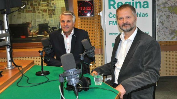 Václav Hampl (KDU-ČSL) a Zdeněk Schwarz (ODS)