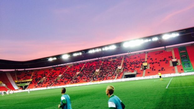 Soupeřem Slavie jsou v Edenu fotbalisté Hradce Králové (ilustrační foto)
