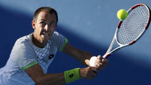 Lukáš Rosol po rychlém přesunu zvládl úvodní kolo Australian Open