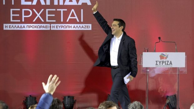 Lídr strany Syriza Alexis Tsipras