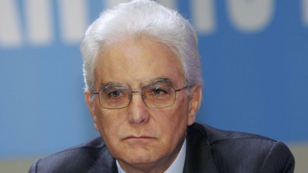 Italský prezident Sergio Mattarella