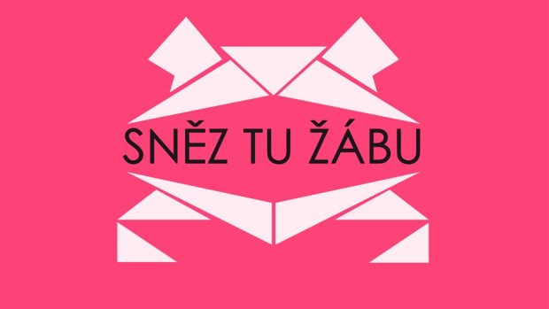 Logo festivalu francouzského divadla Sněz tu žábu