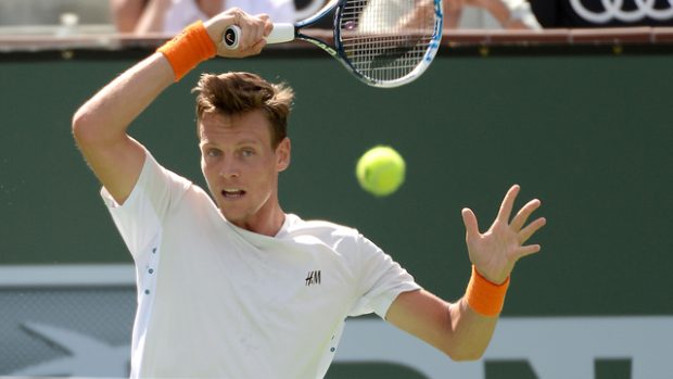 Tomáš Berdych porazil v Indian Wells Lukáše Rosola a postoupil do čtvrtfinále