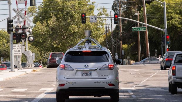 Automatické auto z flotily firmy Google