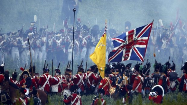Rekonstrukce francouzského útoku v bitvě u Waterloo