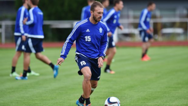 Trénink fotbalistů Mladé Boleslavi