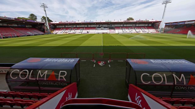 Domovský stánek AFC Bournemouth - Vitality Stadium