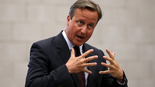 Britský premiér David Cameron