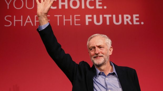 Předseda britské Labour Party Jeremy Corbyn