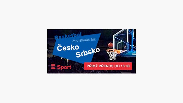 Čvrtfinále ME mužů v basketbale: ČR - Srbsko