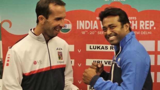 Štěpánek versus Paes, pikantní souboj v rámci Davis Cupu