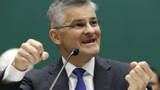 Prezident americké části firmy Michael Horn v Kongresu