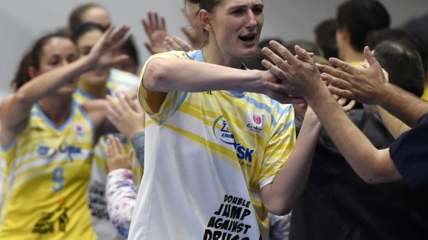 Basketbalistka Alena Hanušová zaznamenala proti Castors Braine sedm bodů