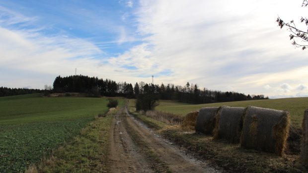 Pohled k remízku na Napoleonce