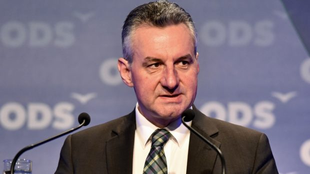 Jan Zahradil na kongresu ODS