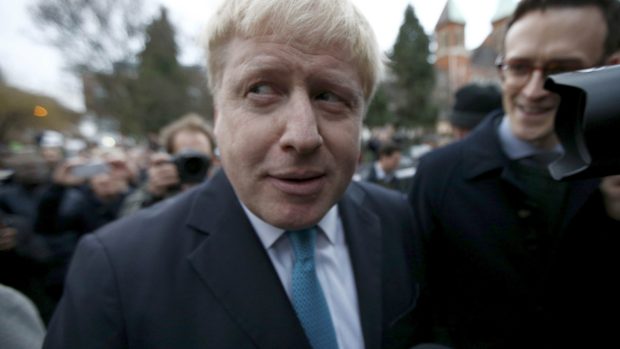 Londýnský starosta Boris  Johnson