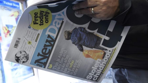 V Británii vychází po 30 letech nový tištěný deník. Jmenuje se The New Day