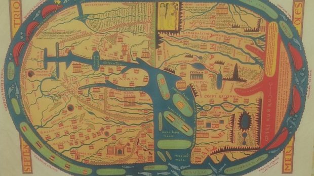 Mezi nejvzácnější exponáty patří Beatova mapa z 11. století