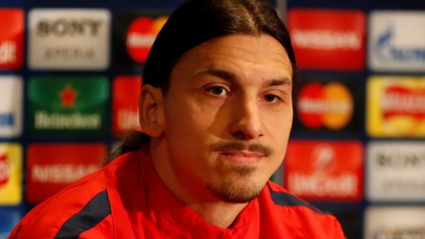 Fotbalista Paris St. Germain Zlatan Ibrahimović