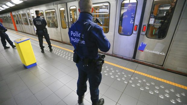 Bruselské metro nedaleko od letiště zůstává pod dohledem