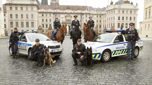 Strážníci Městské policie Praha