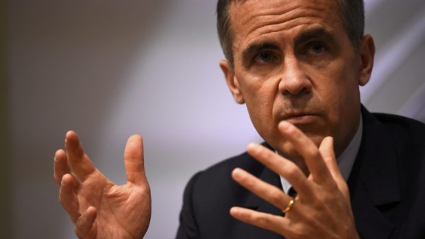 Guvernér Bank of England Mark Carney