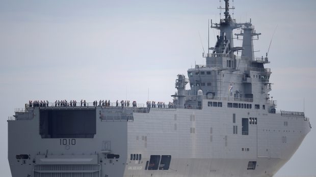 Francouzská vrtulníková loď Mistral