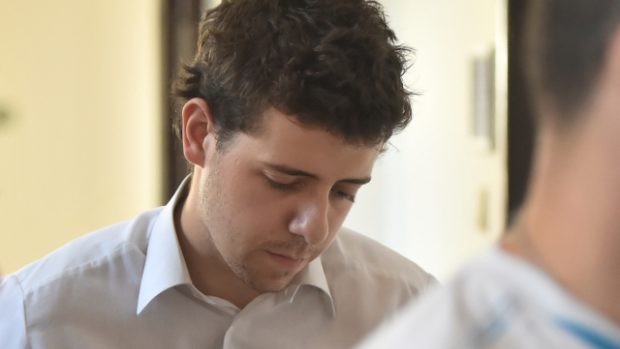 Student Jan Prorok u ostravského soudu