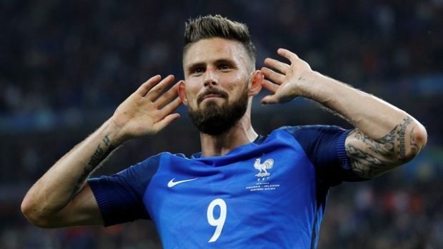 Fotbalista Olivier Giroud hrál v minulosti i v Tours