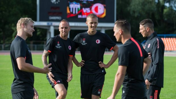 Fotbalisté pražské Slavie se v estonském Tallinnu připravují od středy