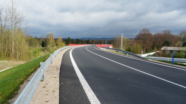 Dokončená část západního obchvatu Sokolova