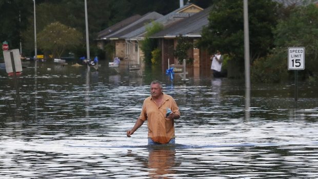 Záplavy na jihu amerického státu Louisiana.