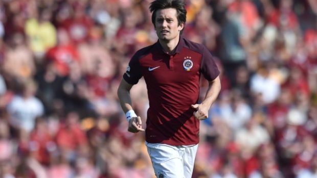 Tomáš Rosický a jeho první sekundy ve sparťanském dresu po téměř 16 letech