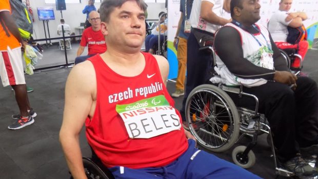 Atlet a reprezentant v hodu kuželkou Radim Běleš