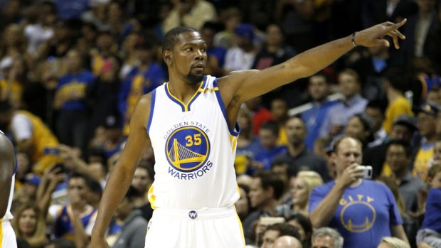 Kevin Durant v barvách Golden State