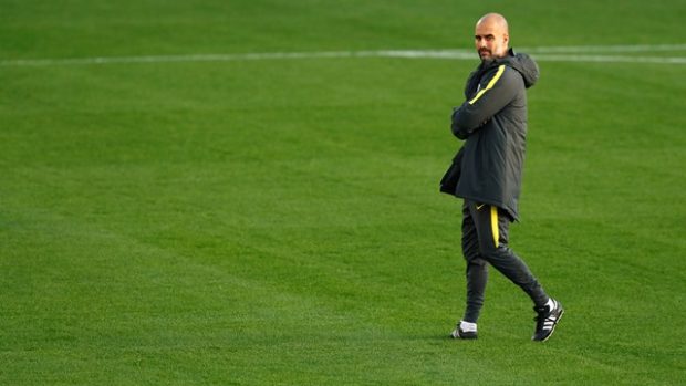 Kouč Manchesteru City Pep Guardiola