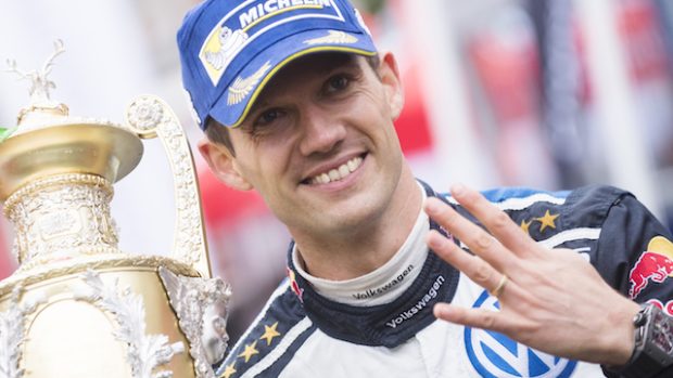 Sébastien Ogier letos oslavil čtvrtý titul ve WRC