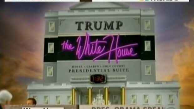 Bílý dům po trumpovsku. Takto se před 5 lety Barack Obama vysmál Donaldu Trumpovi.