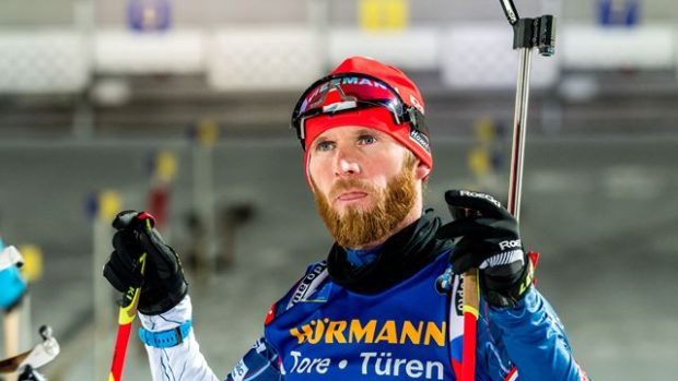 Český biatlonista Michal Šlesingr