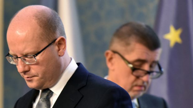 Bohuslav Sobotka a Andrej Babiš.