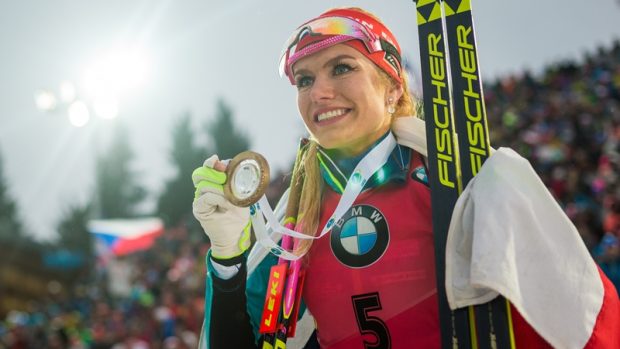 Gabriela Koukalová v Novém Městě