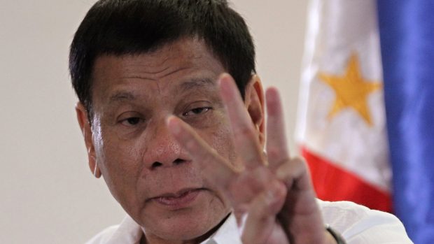 Filipínský prezident Rodrigo Duterte