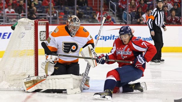 Brankář Flyers Steve Mason obdržel od Capitals pět branek