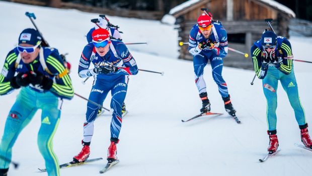 Nejlépe z českých reprezentantů dojel Ondřej Moravec (druhý zleva) a za ním Michal Šlesingr