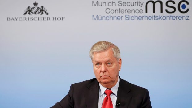 Senátor Lindsey Graham v Mnichově