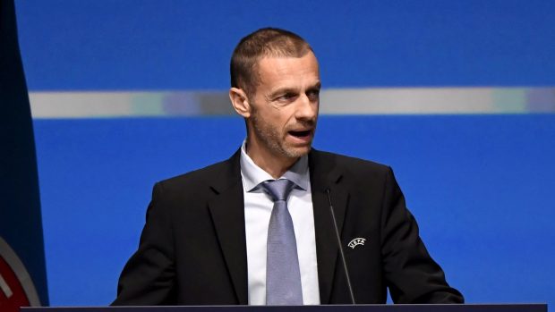 Prezident Evropské fotbalové unie UEFA Aleksander Čeferin